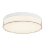 Quara 7" Flush Mount in White
