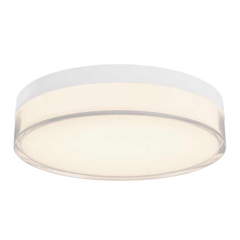 Quara 7" Flush Mount in White