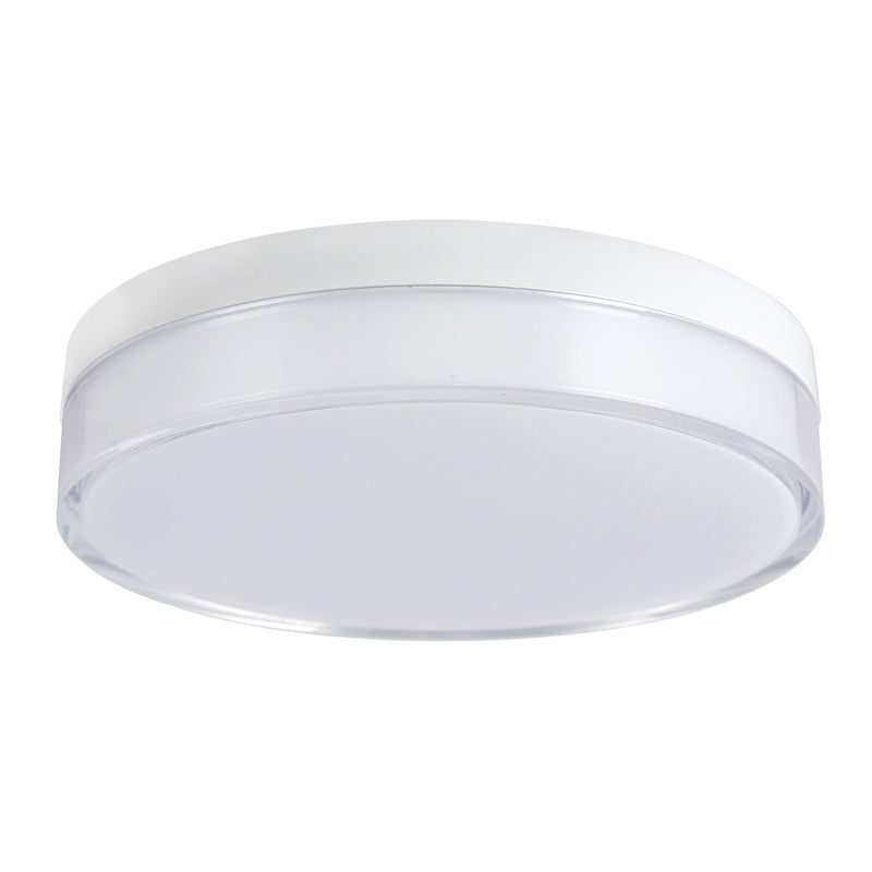 Quara 7" Flush Mount in White