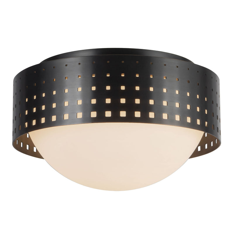 Astoria 10" 2-Light Flush Mount in Urban Bronze