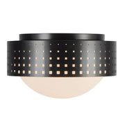 Astoria 10" 2-Light Flush Mount in Urban Bronze