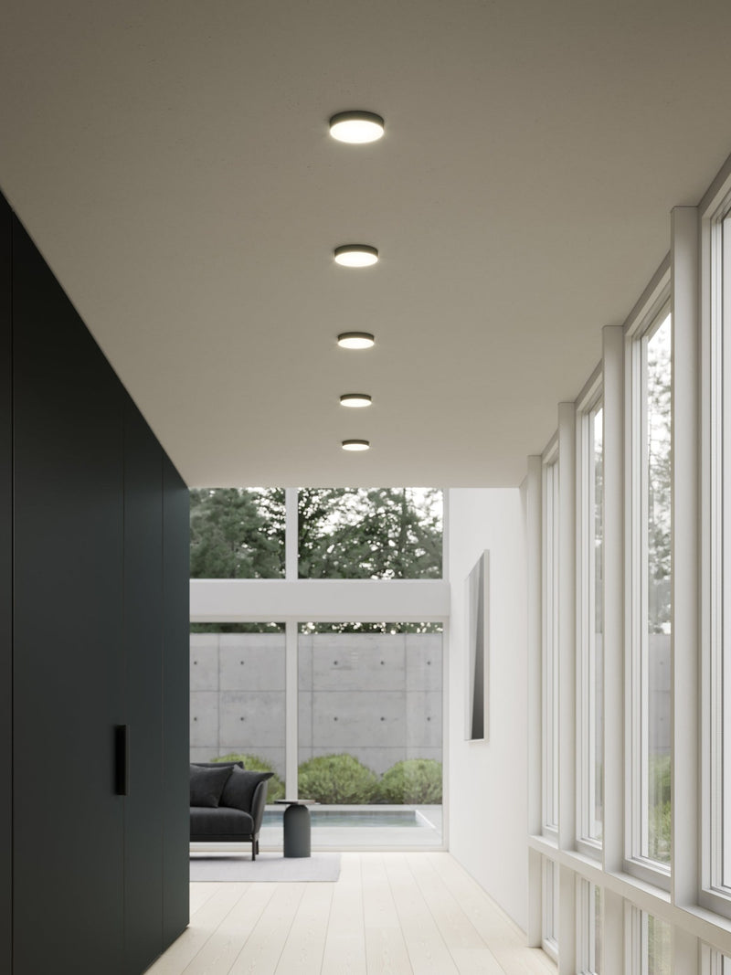 Novel 5" Flush Mount in Black
