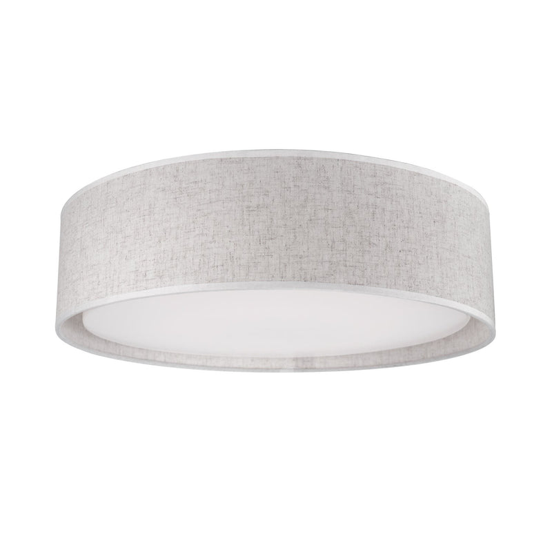 Dalton 16" Flush Mount in Beige