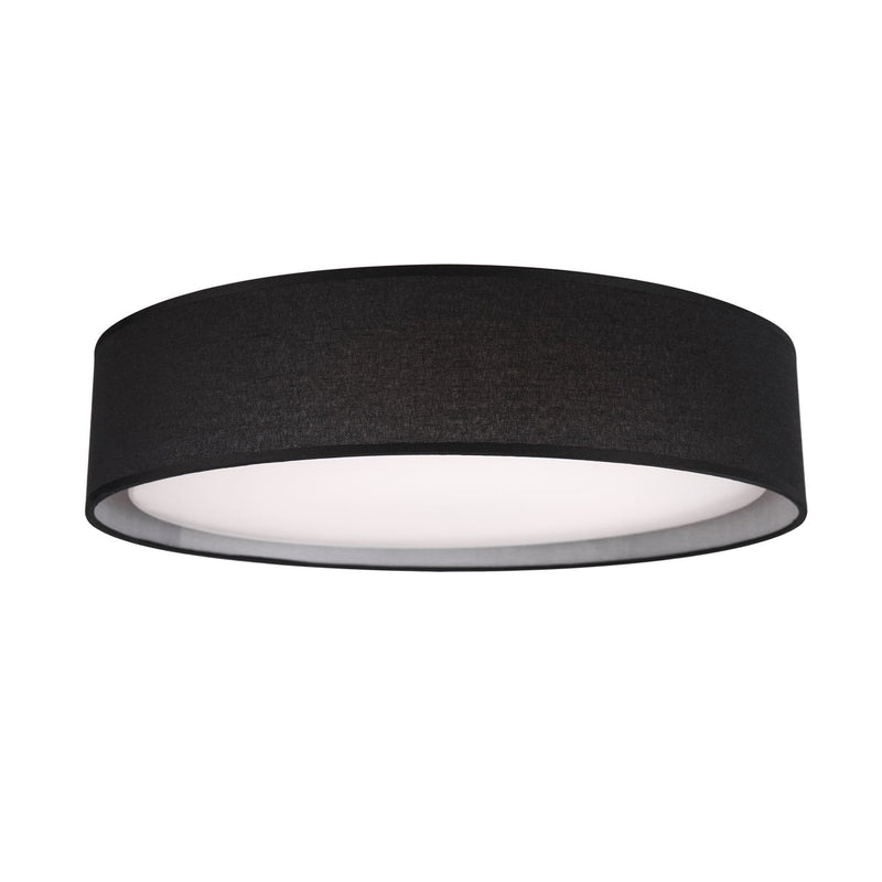 Dalton 16" Flush Mount in Black