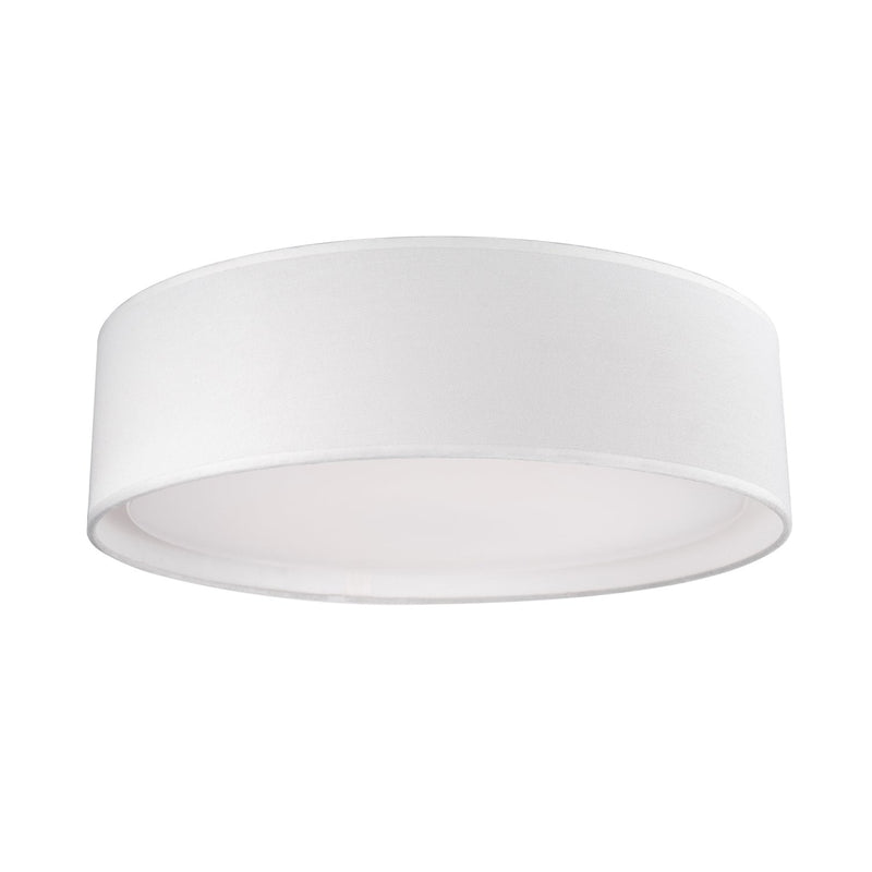 Dalton 16" Flush Mount in White