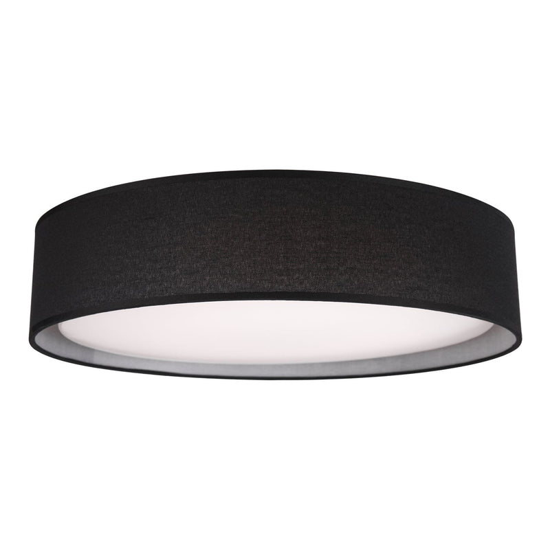 Dalton 20" Flush Mount in Black