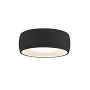 Savile 4" Flush Mount in Black