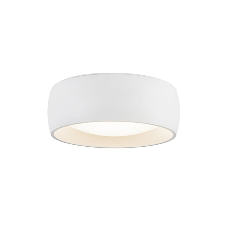 Savile 4" Flush Mount in White