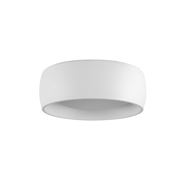Savile 4" Flush Mount in White