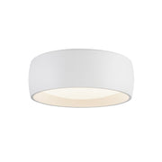 Savile 6" Flush Mount in White