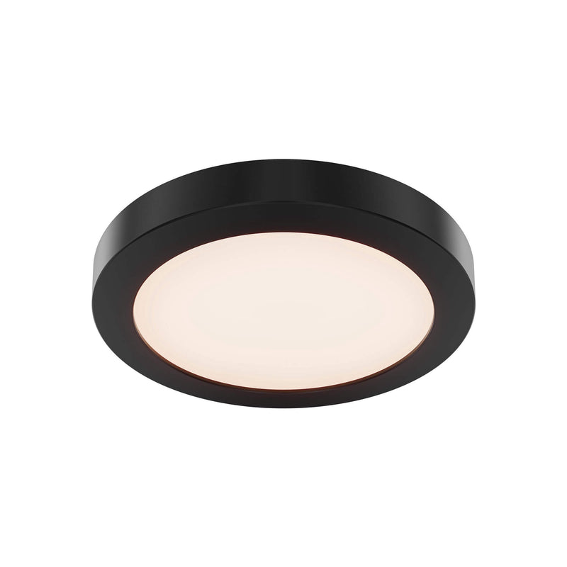 Radiance 9" Round LED Flush Mount in Black