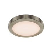 Radiance 9" Round LED Flush Mount in Satin Nickel
