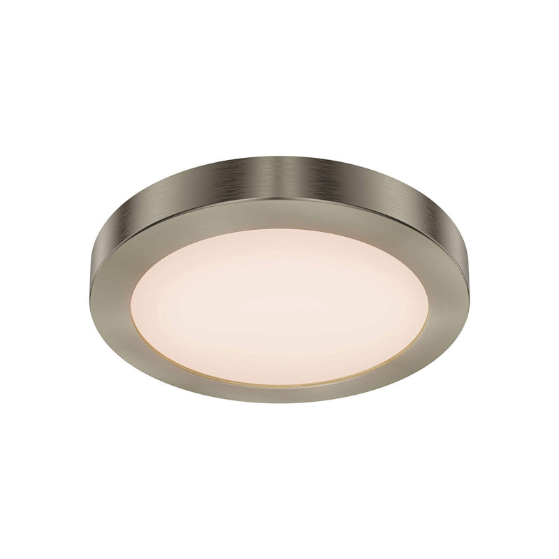 Radiance 9" Round LED Flush Mount in Satin Nickel