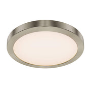 Radiance 12" Round LED Flush Mount in Satin Nickel