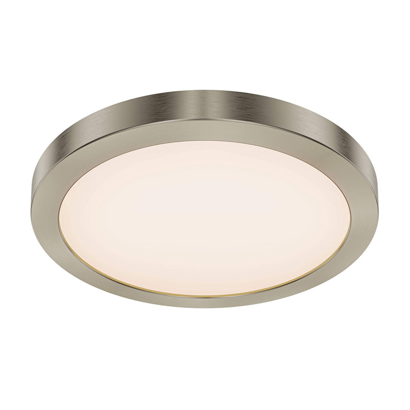 Radiance 12" Round LED Flush Mount in Satin Nickel