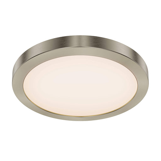 Radiance 12" Round LED Flush Mount in Satin Nickel