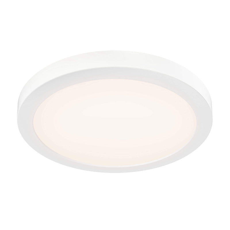Radiance 12" Round LED Flush Mount in White