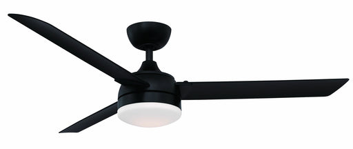 Xeno 56" Outdoor Ceiling Fan with LED Light in Black