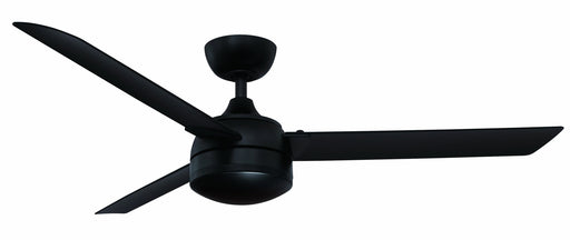 Xeno 56" Outdoor Ceiling Fan with LED Light in Black
