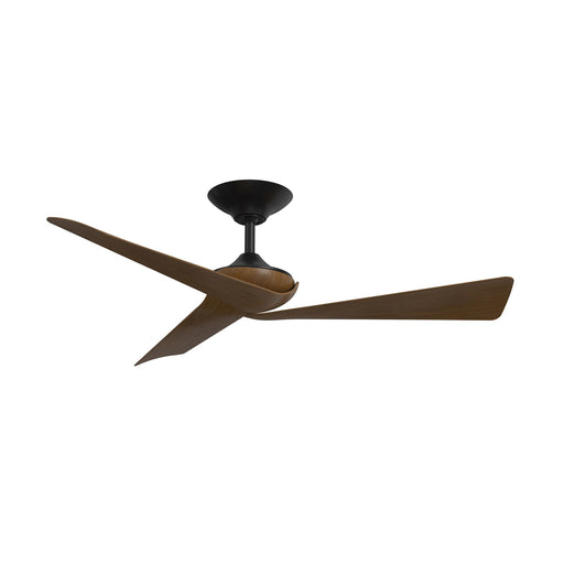 Yogi 52" Ceiling Fan in Black / Koa Blades