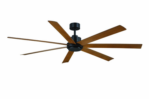 Pendry 72" Outdoor Ceiling Fan in Black / KOA Blades
