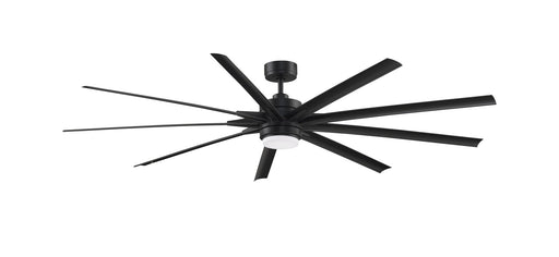 Odyn Custom 84" Outdoor Ceiling Fan with LED Light in Black