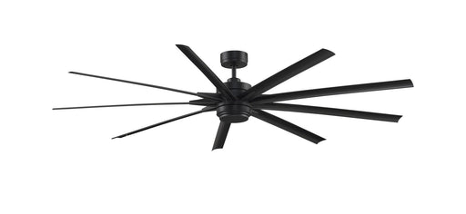 Odyn Custom 84" Outdoor Ceiling Fan with LED Light in Black