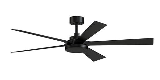 TorchAire 64" Ceiling Fan with LED Light in Black