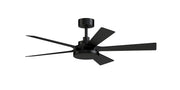 TorchAire 52" Ceiling Fan with LED Light in Black