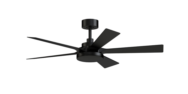 TorchAire 52" Ceiling Fan with LED Light in Black