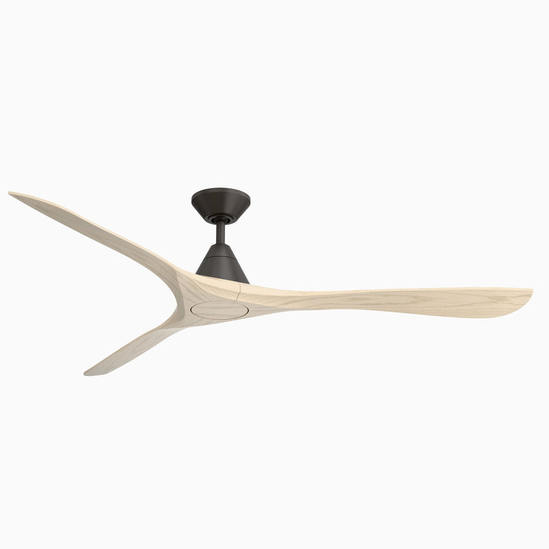 Carve 72" Outdoor Ceiling Fan in Bronze / White Oak