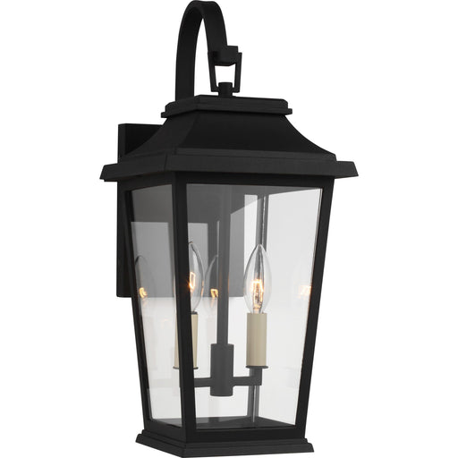 Warren Small Outdoor Wall Lantern in Textured Black