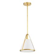 Fulton 1 Light 9.25" Pendant in Antique Gold