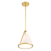 Fulton 1 Light 9.25" Pendant in Antique Gold