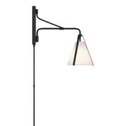 Fulton 1 Light 8" Task Sconce in Black
