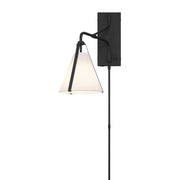 Fulton 1 Light 8" Task Sconce in Black