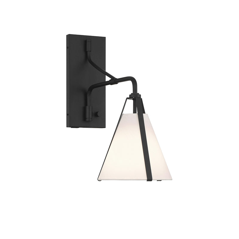 Fulton 1 Light 8" Task Sconce in Black