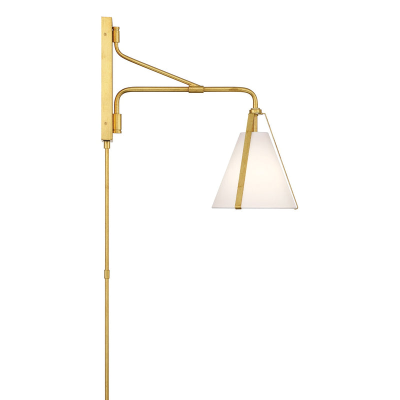 Fulton 1 Light 8" Task Sconce in Antique Gold