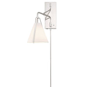 Fulton 1 Light 8" Task Sconce in Polished Nickel