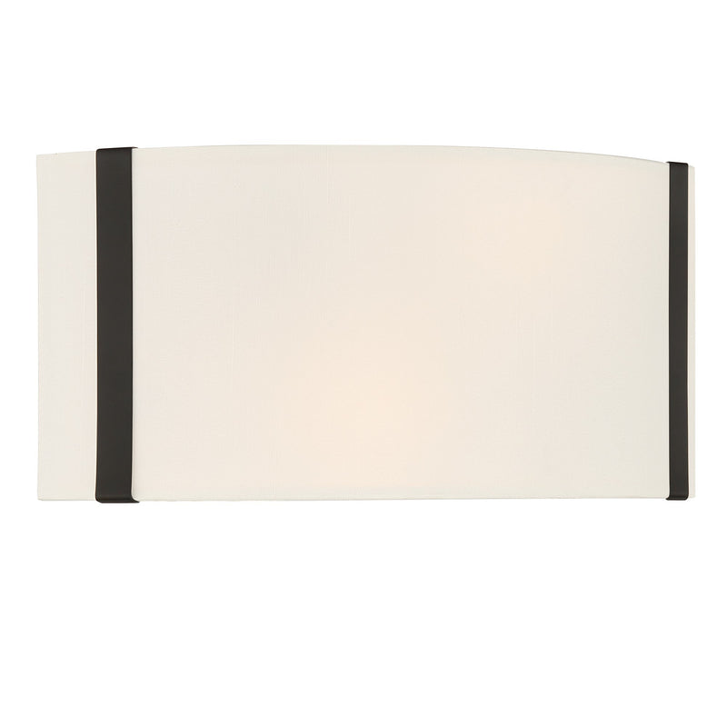 Fulton 2 Light 13" Sconce in Black