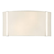 Fulton 2 Light 13" Sconce in Polished Nickel