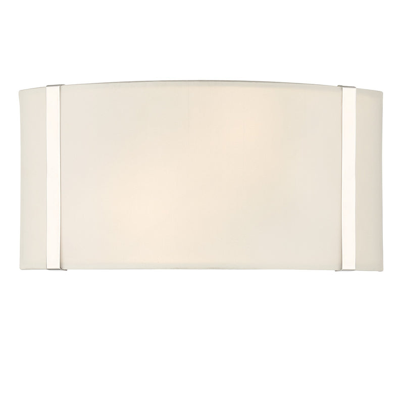 Fulton 2 Light 13" Sconce in Polished Nickel