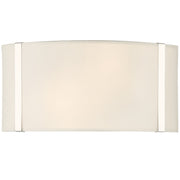 Fulton 2 Light 13" Sconce in Polished Nickel