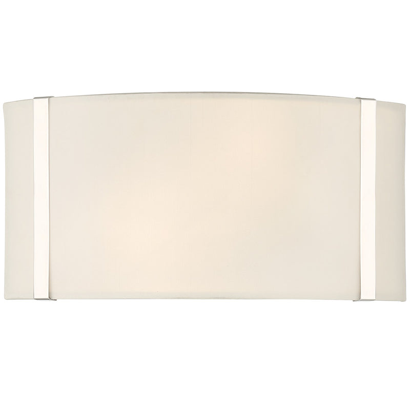 Fulton 2 Light 13" Sconce in Polished Nickel