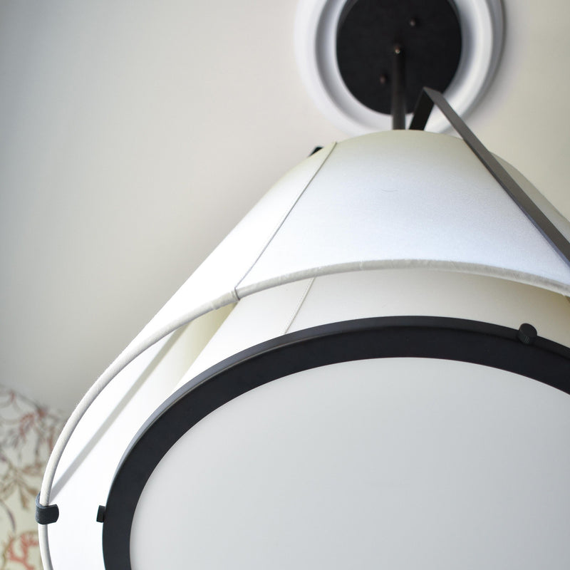 Fulton 3 Light 20" Pendant in Black