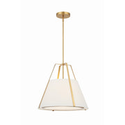 Fulton 3 Light 20" Pendant in Antique Gold