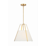 Fulton 3 Light 20" Pendant in Antique Gold