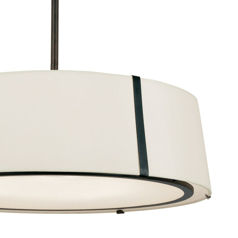 Fulton 6 Light 24" Pendant in Black