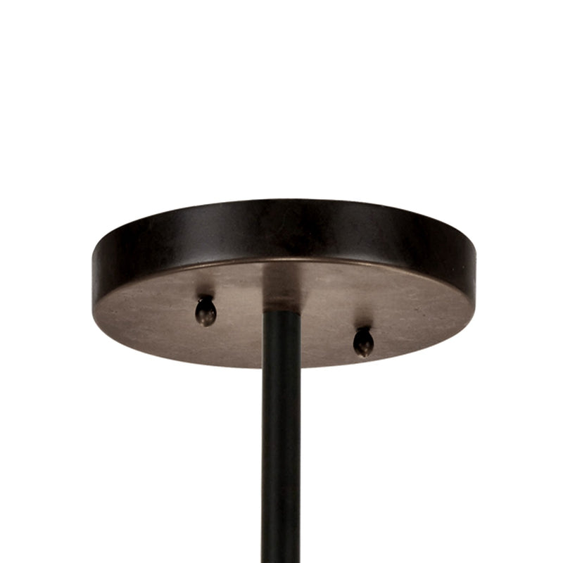 Fulton 6 Light 24" Pendant in Black