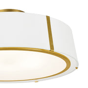 Fulton 6 Light 24" Pendant in Antique Gold